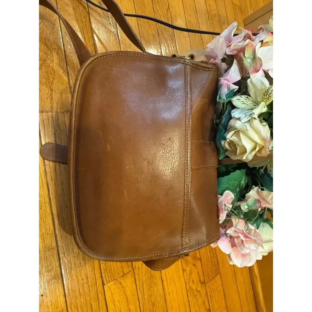 Vintage Coach 3118 tan y2k Leather Crossbody Shoulder Bag Purse (150